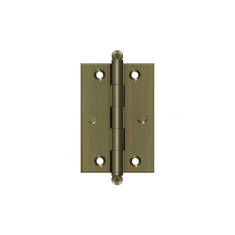 3'' x 2'' Butt Bearing Hinge, Antique Brass