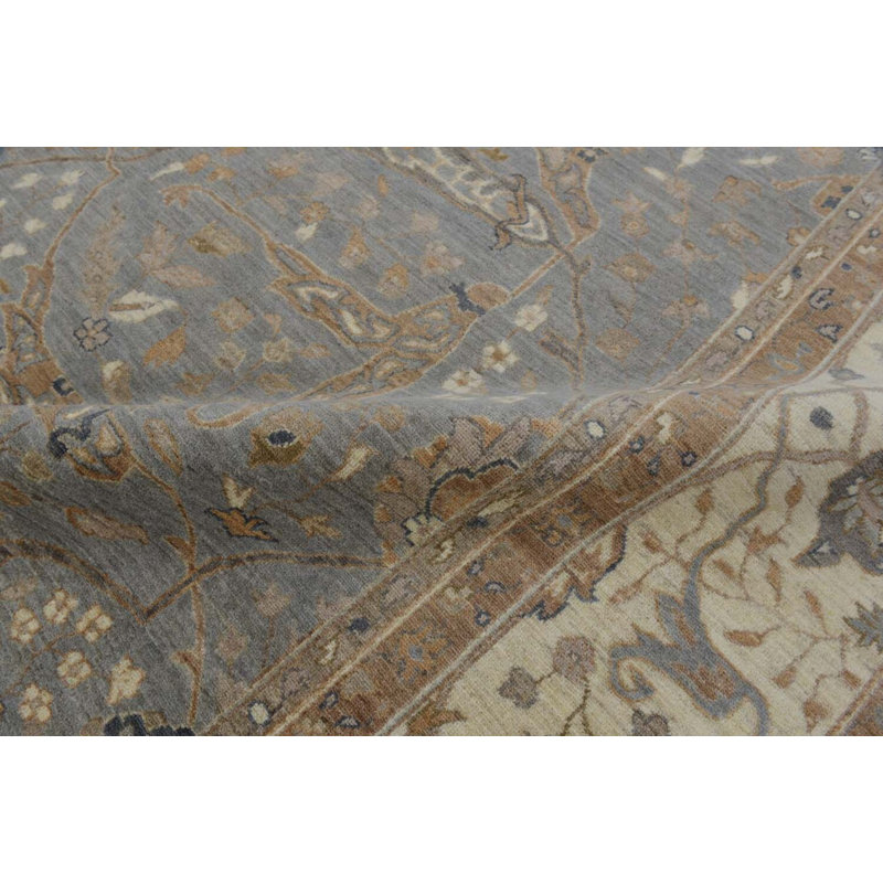 Transitional Hand Knotted Wool Oriental Indoor Rug