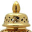 24" Spiral Lattice Temple Jar - Gold-267414860