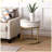Modern Round Side Table with storage