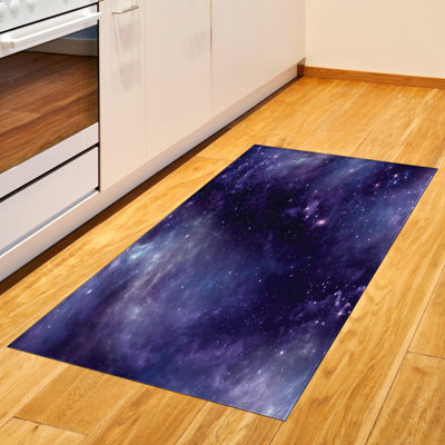 Tapis décoratif aubergine