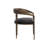 ZANATTA DINING ARMCHAIR - LEATHER - Black-582859099