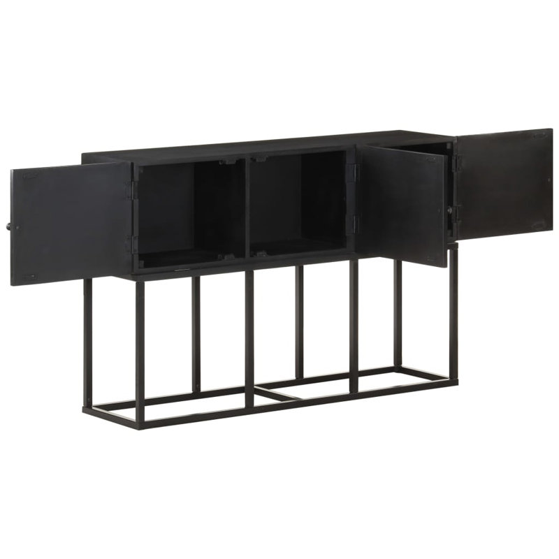 Buffet buffet avec rangement Shatzer, Noir