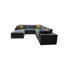 Grain de café modulaire entièrement rembourré avec coussins décoratifs-2057981419