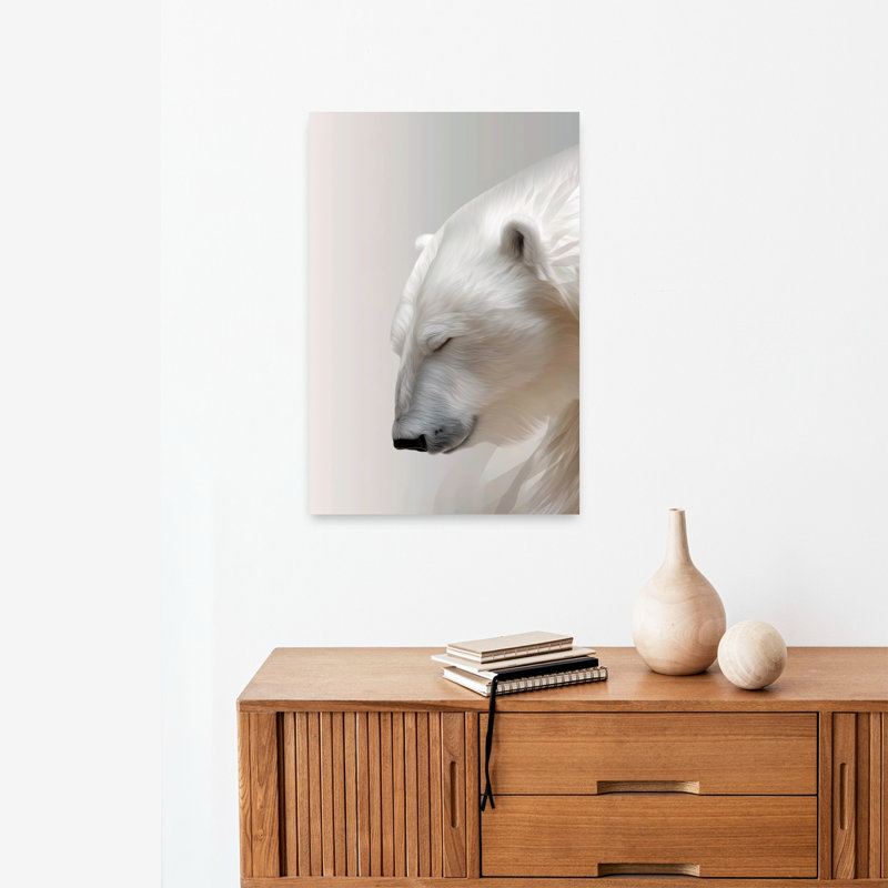 Ours polaire serein, 24" H x 16" W
