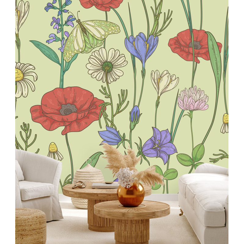 Wall Mural, 10.42' W x 10.42' L
