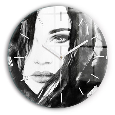 Glass Wall Clock