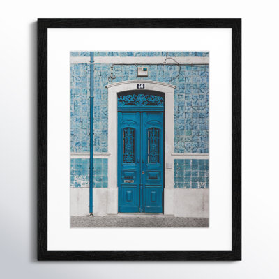 " Blue Door Of Caldas De Rainha, Portugual " by Catarina Carvalho