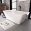 Baignoire de trempage autoportante en acrylique 66 po