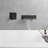 1 Handle Bathroom Waterfall Faucet with Diverter