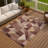 Machine Washable Indoor/Outdoor Jourdan ACN2373 Geometric Rug-1257597568