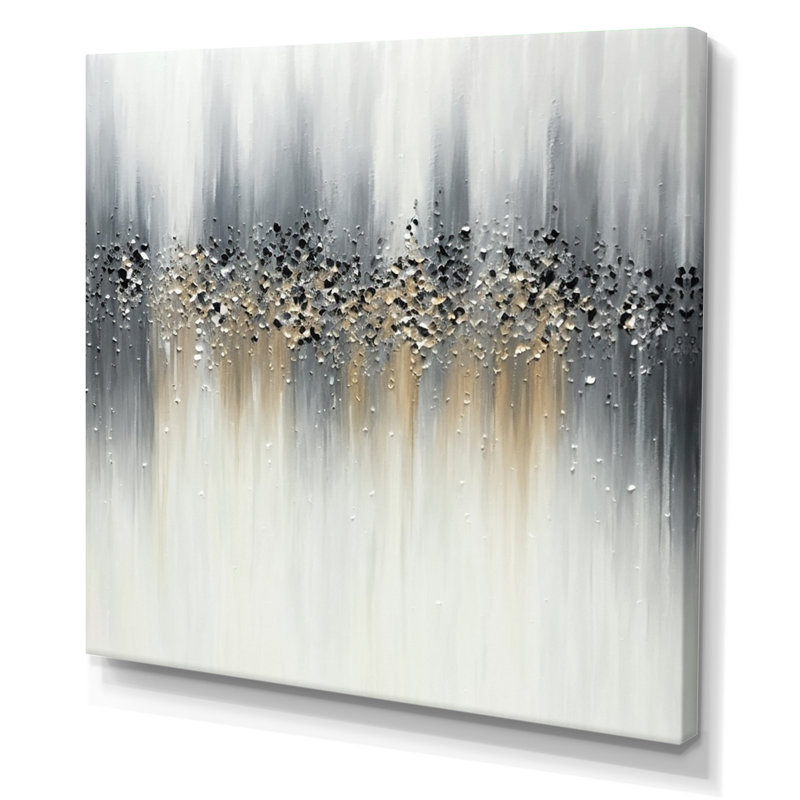«Gentle Grey Serenity», reproduction d'art sur toile, H 30 po x l 30 po x P 1 po, Toile tendue