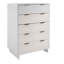 Commode 38 "Granville en blanc (5 tiroirs)-972194682