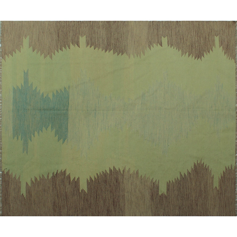 Tapis vert Winchester Kilim Ercwkff Lt.