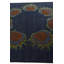 Tapis carré bleu marine Orlando