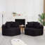 Canapé modulaire hexagonal avec agencements polyvalents et revêtement en chenille douce-399076946