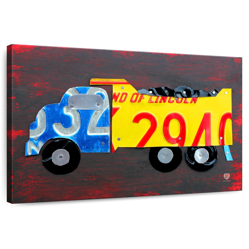 Plaques de licence de camion à benne basculante, H 24 po x l 36 po