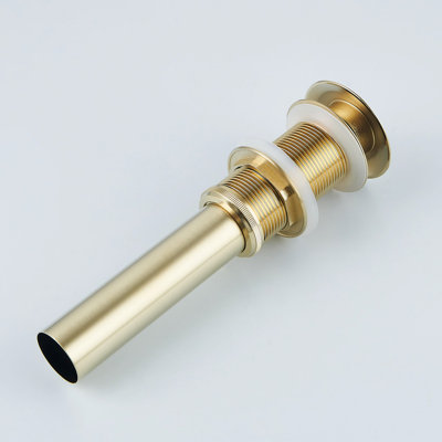 Standard Pop-Up Bathroom Sink Drain Without Overflow
