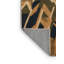 Tapis art déco brun lavable à la machine-1899605178