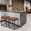 Tabouret de comptoir court 24 po Izzi-1138631117