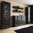 Sabala 100" Modern Entertainment Center with 16-Color LED Lighting, High Gloss Finish, Media Storage-441367901