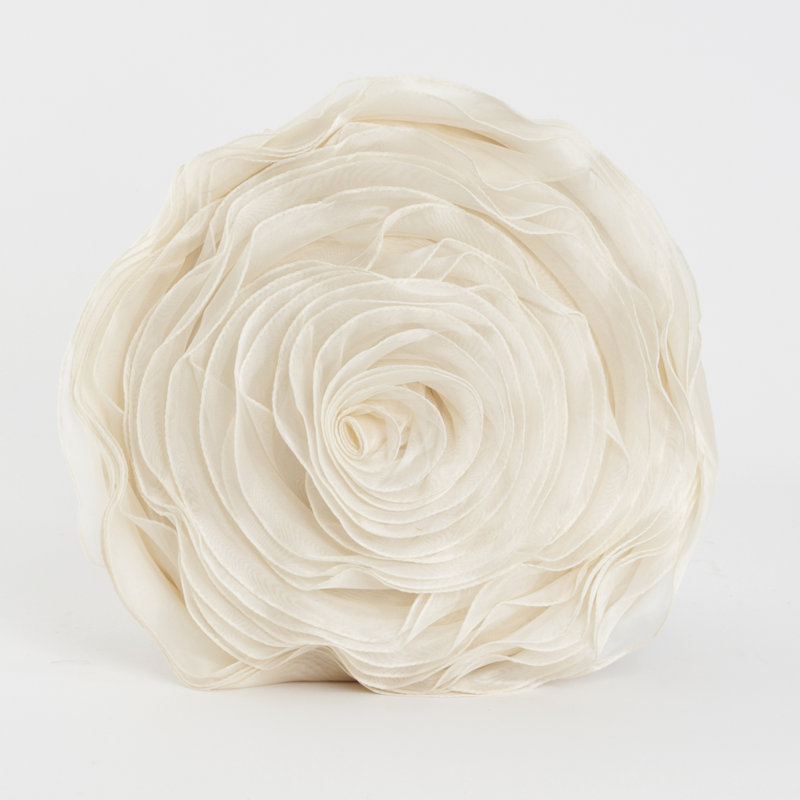 Coussin et housse de coussin fantaisie, Champagne, H 16 po x l 16 po