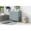 Meuble-lavabo 36 po avec lavabo, armoire de salle de bain avec tiroirs, structure solide et panneau de fibres à densité moyenne