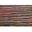 Tapis oriental rayé Gabbeh 6 x 8