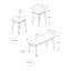 Ensemble de table (seulement avec table basse)-1952928475