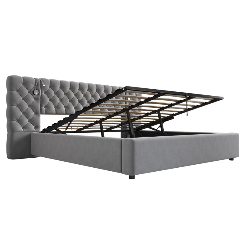 Upholstered Ottoman Storage Bed