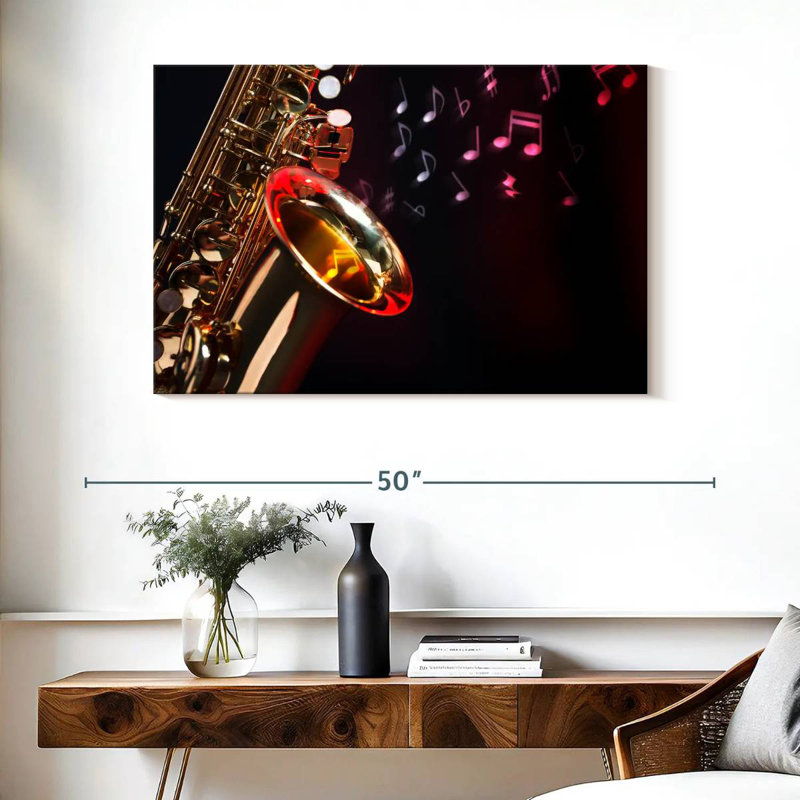 Notes de musique pour saxophone Abarca, H 26 po x l 39 po