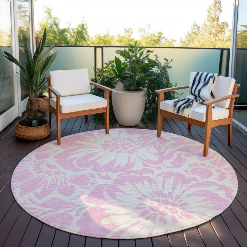 Tapis intérieur / extérieur Abingdon, Rond 8 pi
