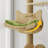 4 Tiers Cat Tree with Condons,Perch,Scratching Posts-117600857