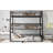 Full/Full XL Over Queen Over Queen Bunk Bed, Metal Triple Bunk Bed With Safety Guardrails, Heavy-Duty Bunk Bed With Noise-Reduced Design, Black-142196330
