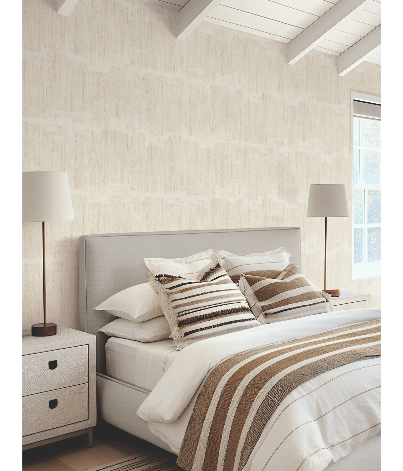 Mcmakin Wallpaper Double Roll, Sand