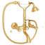 Country Bath Triple Handle Wall Mount Exposed Tub Filler Faucet-54438386-61067775