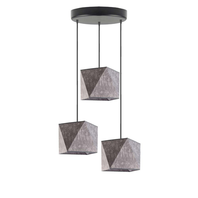 Deneene 3 - Light Cluster Pendant, Brown, Black