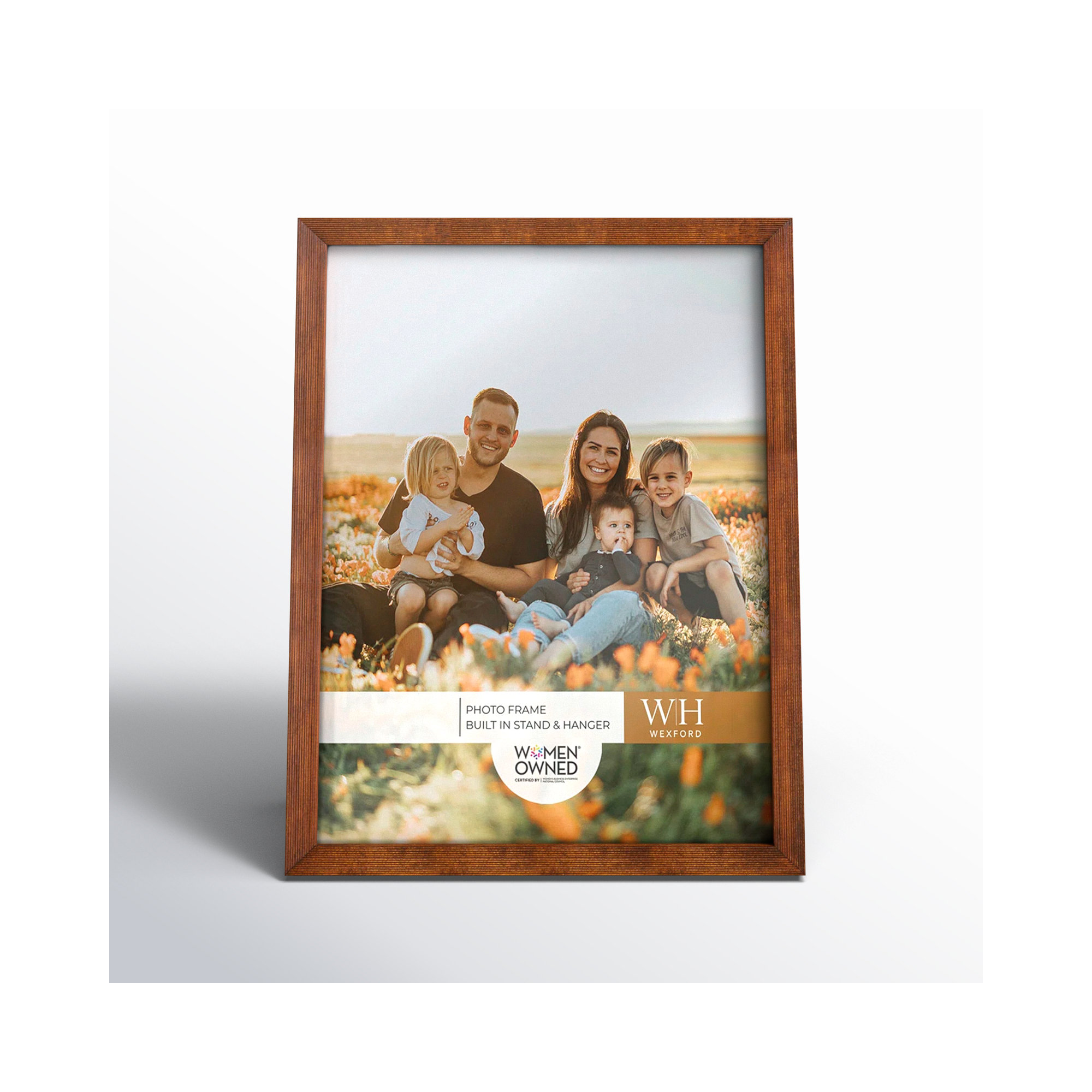Apolline Wood Picture Frame, 8" x 10", Walnut