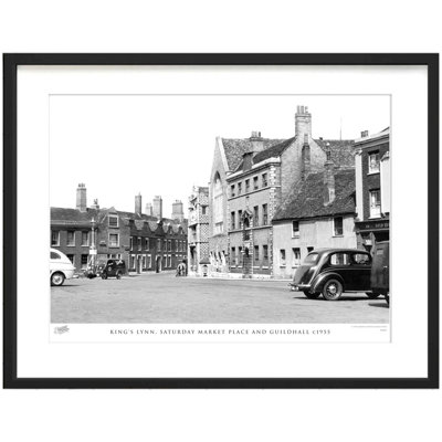 King's Lynn, Saturday Market Place And Guildhall C1955 by Francis Frith - Single Picture Frame Print