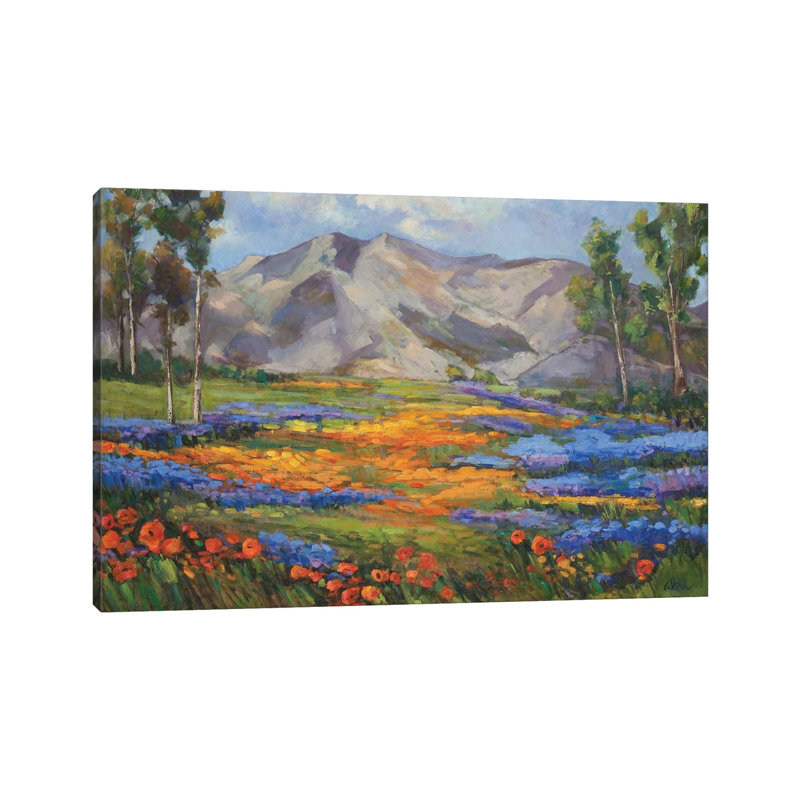 Carmel Spring 1 Piece Wrapped Canvas Wall Art, 66.04 cm H x 45.72 cm W x 3.175 cm D