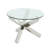 Yuliy Contemporary 26" Round Lamp Table