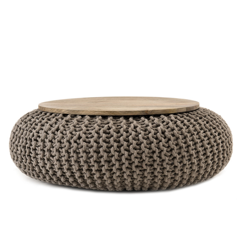 Ilfracombe Solid Wood Block Coffee Table