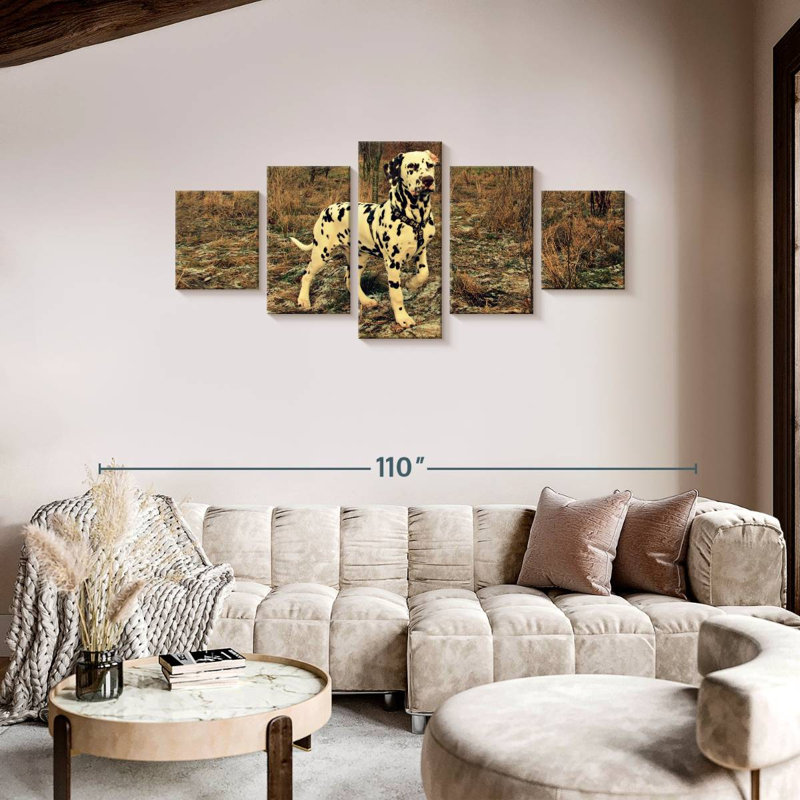 Glorieux dalmatien, H 36 po x l 80 po