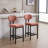 26" Modern Upholstered Counter Height Bar Stools(Set Of 2)-534181951