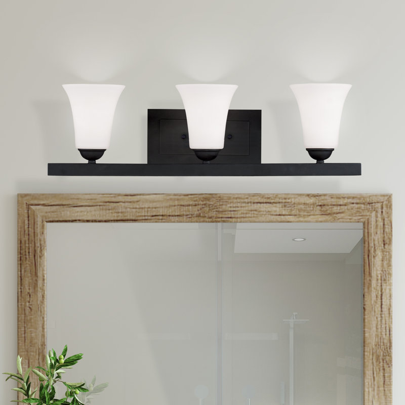 Bullis 3 - Light Dimmable Vanity Light, Black