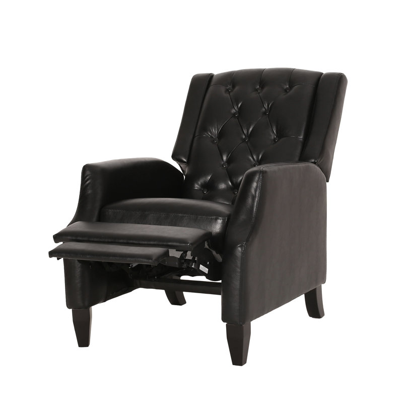 Fauteuil inclinable manuel en similicuir