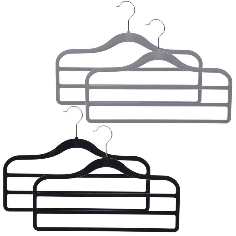 Glendale Heights Velvet Non-Slip Multi-Layer Hanger for Skirt/Pants