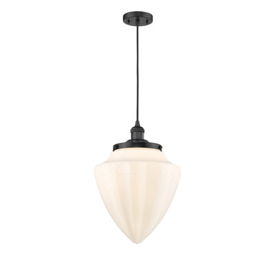 Luminaire suspendu simple à 1 lumière