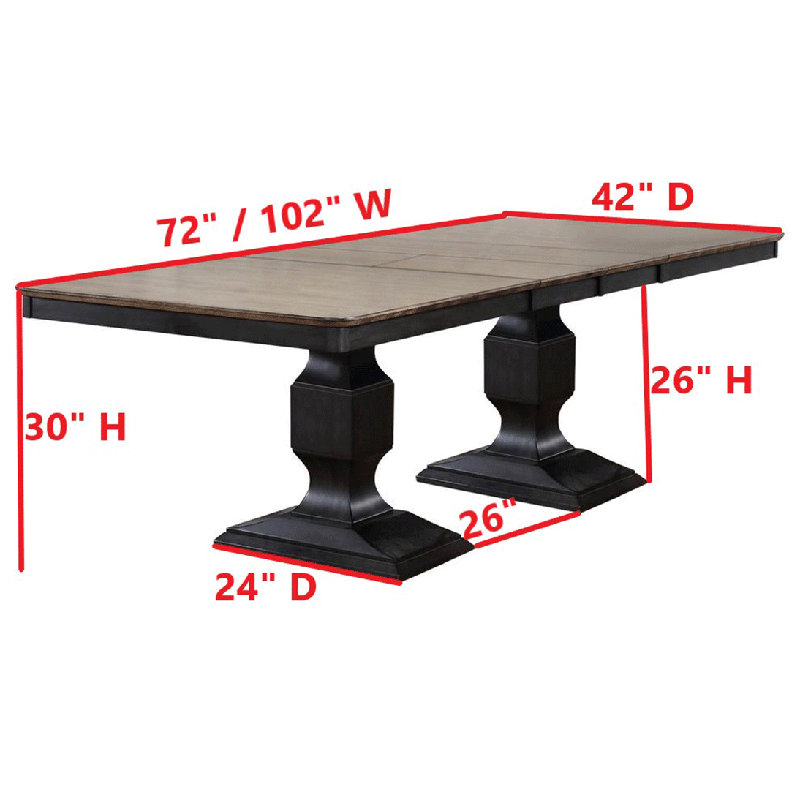 Table de salle à manger extensible Goldene