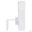 Lit escamotable avec bureau et armoires de rangement en rotin-131274445
